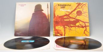 Two vinyl long play LP record album by Wishbone Ash to include – Pilgrimage – Original MCA Records
