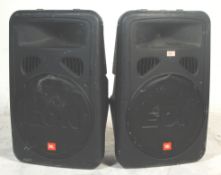 Hi - Fi - DJ Equipment - A good pair of JBL Eon PA stage speakers. Each measure 70cm tall by 42cm