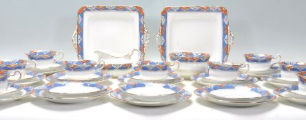 A Fine Bone China English tea service by Kildare F