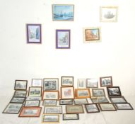 A collection of framed and glazed Bristol related prints with photographs and signed prints to