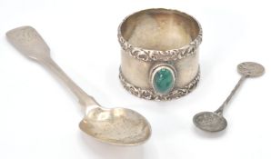 A 19th Century Georgian silver spoon (hallmarked N