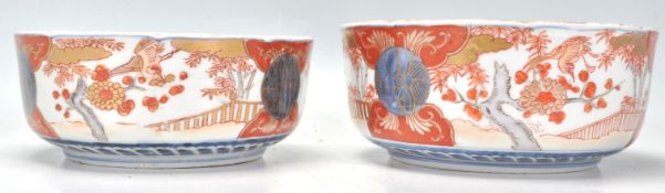 A pair of early 20th Century Chinese ceramic Imari