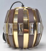 Werner Schou - Coronell Elektro - A 1960's Danish retro vintage ceiling lamp light fixture having