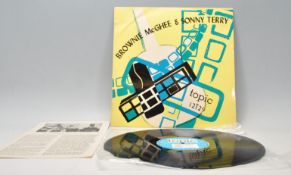 A vinyl long play LP record album by Brownie McGhee & Sonny Terry – Original Topic 12T29 1st U.K.