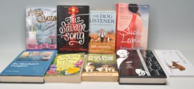 A group of nine signed hardback and paperback books with some being 1st editions to include 'The
