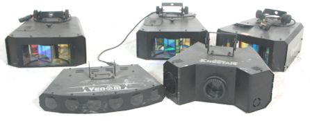 DJ Equipment - A good group of DJ / Disco / Club lighting to include 3x Acme Strombird Prrism Series