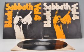 A vinyl long play LP record album by Black Sabbath – Vol 4 –  Nems reissue U.K. Press  – NEL 6005