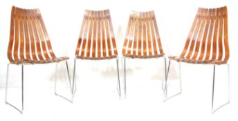 HANS BRATTRUD HOVE MOBLER SCANIA SENIOR SET OF FOUR CHAIRS