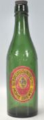A good vintage green glass Bristol United Home Brewed beer bottle having raised Bristol lettering