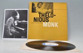A vinyl long play LP record album by Thelonious Monk – Genius Of Modern Music – Original Blue Note