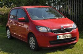 Skoda Citigo 2015 Red Low Mileage Car