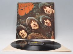 A vinyl long play LP record album by The Beatles – Rubber Soul – Original Parlophone 1st U.K.
