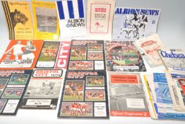 A collection of British 1950's, 1960's and 1970's football programmes, teams include Bristol Rovers,