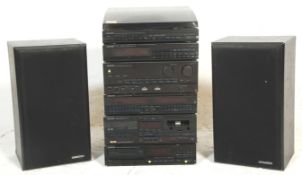 Hi-Fi - A good Kenwood hi-fi stacking system consisting of a Computer Controlling Linear Turntable