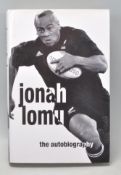 Jonah Lomu - A signed 1st edition hardback Autobiography book by Jonah Lomu 'The Autobiography'.