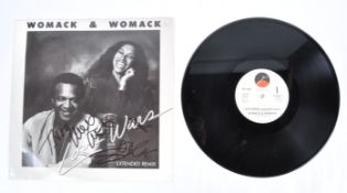 WOMACK & WOMACK - RARE DUAL SIGNED VINYL RECORD