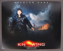 NICHOLAS CAGE - KNOWING - AUTOGRAPHED 8X10