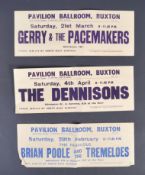 COLLECTION OF ORIGINAL 1960'S CONCERT WINDOW BANNE