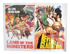 1970'S SEXPLOITATION PORNOGRAPHIC DOUBLE BILL UK QUAD