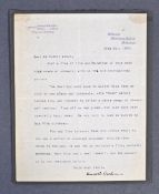 KENNETH GRAHAME - WIND IN THE WILLOWS - RARE LETTE