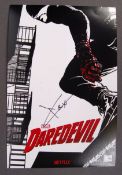 DAREDEVIL - CHARLIE COX - AUTOGRAPHED 12X8