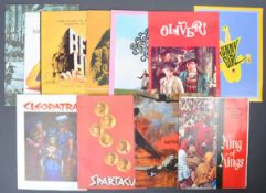 COLLECTION OF FILM SOUVENIR BROCHURES