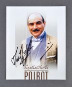 DAVID SUCHET - POIROT - AUTOGRAPHED 8X10