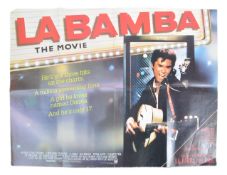 LA BAMBA - 1987 - UK QUAD CINEMA ADVERTISING POSTER