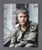MATT DAMON - SAVING PRIVATE RYAN - RARE SIGNED 8X1