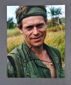 WILLEM DAFOE - PLATOON - RARE SIGNED 8X10
