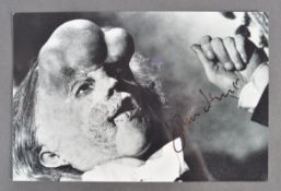 JOHN HURT - THE ELEPHANT MAN - RARE SIGNED PHOTOGRAPH