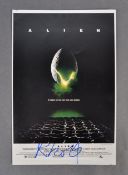 ALIEN - RIDLEY SCOTT - RARE AUTOGRAPHED MINI POSTE