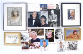 COLLECTION OF AUTOGRAPHS - DAVID JASON, SHIRLEY BA