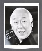 PAT MORITA - THE KARATE KID - RARE AUTOGRAPHED PHO