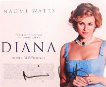 NAOMI WATTS - DIANA - AUTOGRAPHED 8X10