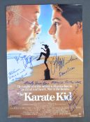 THE KARATE KID - INCREDIBLE MULTI-SIGNED CAST POST