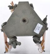 MID CENTURY INDUSTRIAL LARGE WOODEN TRIPOD SURVEYORS STANDRR