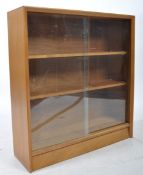 20TH CENTURY HERBERT GIBBS TEAK WOOD LIBRARY BOOKCASE CABINET