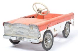 TRIANG - 1960'S / 1970'S PRESSED METAL FILM PROP PEDAL CAR