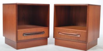 G-PLAN FRESCO - PAIR OF G-PLAN FRESCO BEDSIDE TABLES