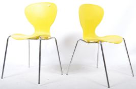 AFTER FRITZ HANSON FOR FROVI - SET OF 2 ' ANT ' DINING CHAIRS