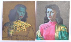 AFTER VLADIMIR TRETCHIKOFF - THE CHINESE GIRL - PRINT