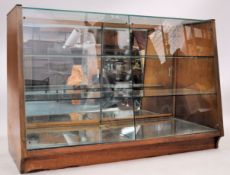 MID CENTURY SHOP HABERDASHERY GOLDEN OAK DISPLAY COUNTER