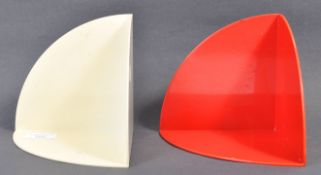 GIOTTO STOPPINO FOR KARTELL MODEL 4909 CORNER BRACKET SHELVES