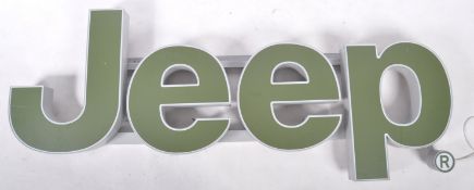 1990'S JEEP MOTORING ADVERTISING POINT OF SALE DEALER LIGHT