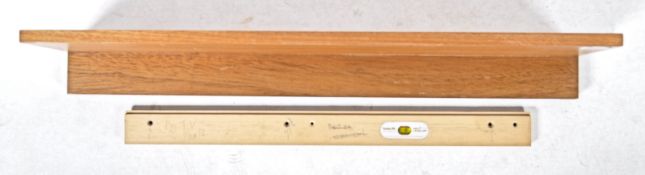 ROBERT HERITAGE FOR TAPLEY - TEAK WALL MOUNTED CONSOLE TABLE