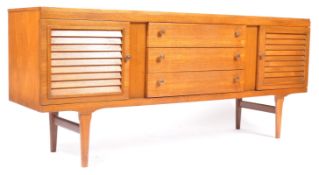 BRITISH 20TH CENTURY DESIGN - TEAK WOOD SIDEBOARD CREDENZA