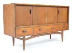 BRITISH 20TH CENTURY DESIGN - TEAK WOOD SIDEBOARD CREDENZA