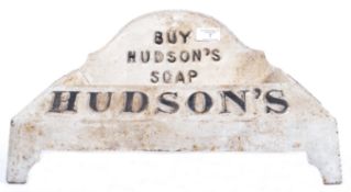 ORIGINAL HUDSON'S SOAP CAST IRON SHOP DOG BOWL