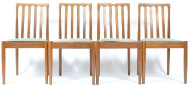 BRITISH 20TH CENTURY DESIGN - SET OF 4 G-PLAN TEAK WOOD CHAIRS